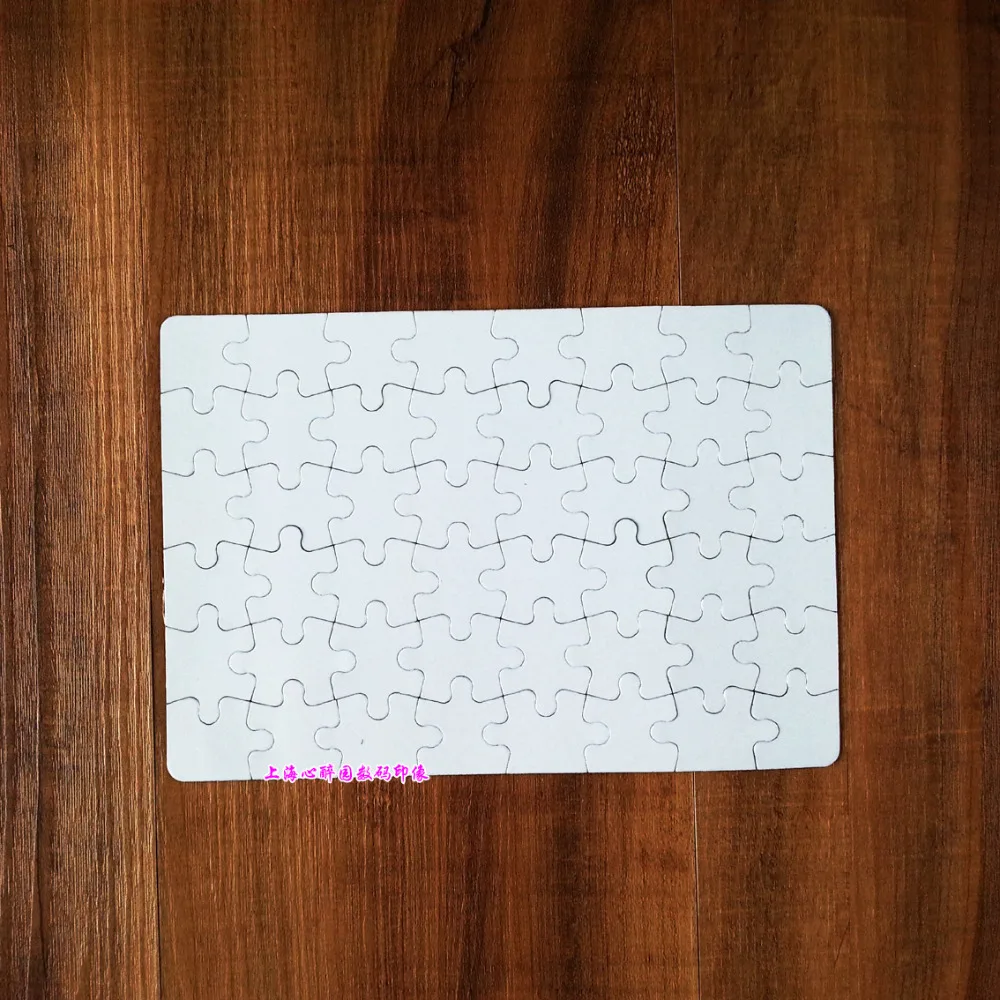 Оптовая продажа 10 шт. белых магнитных пустых пазлов А5|puzzle pieces|puzzle magneticpuzzle blank |