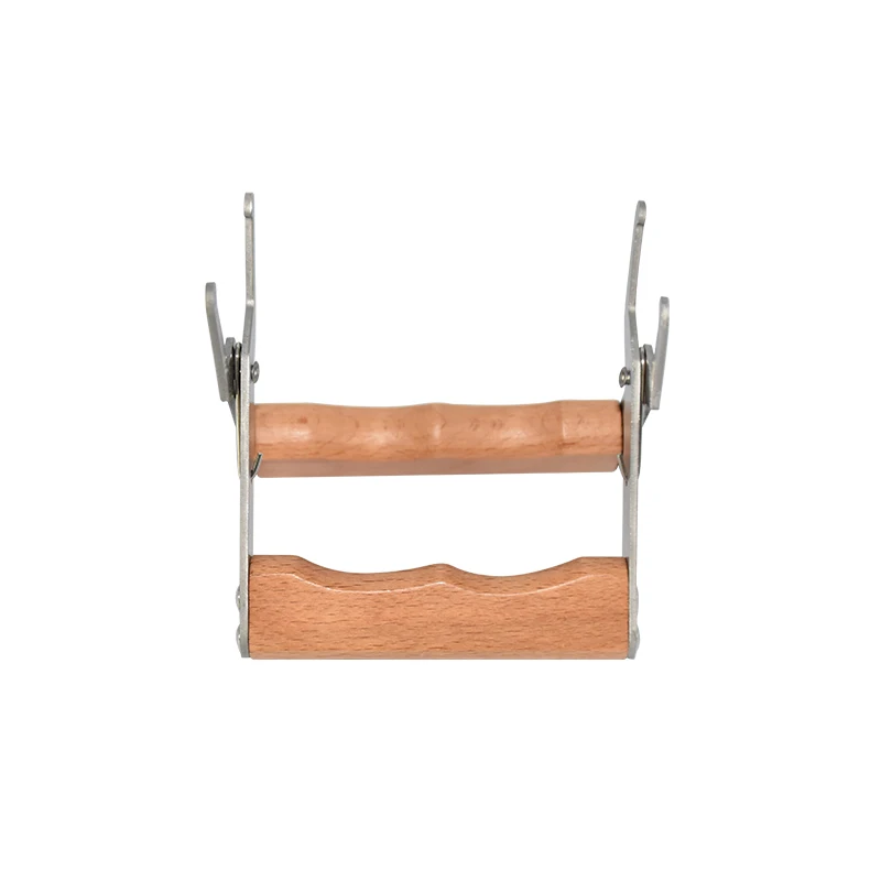 Фирменная рукоятка из нержавеющей стали и деревянной рамы ручные щипцы для