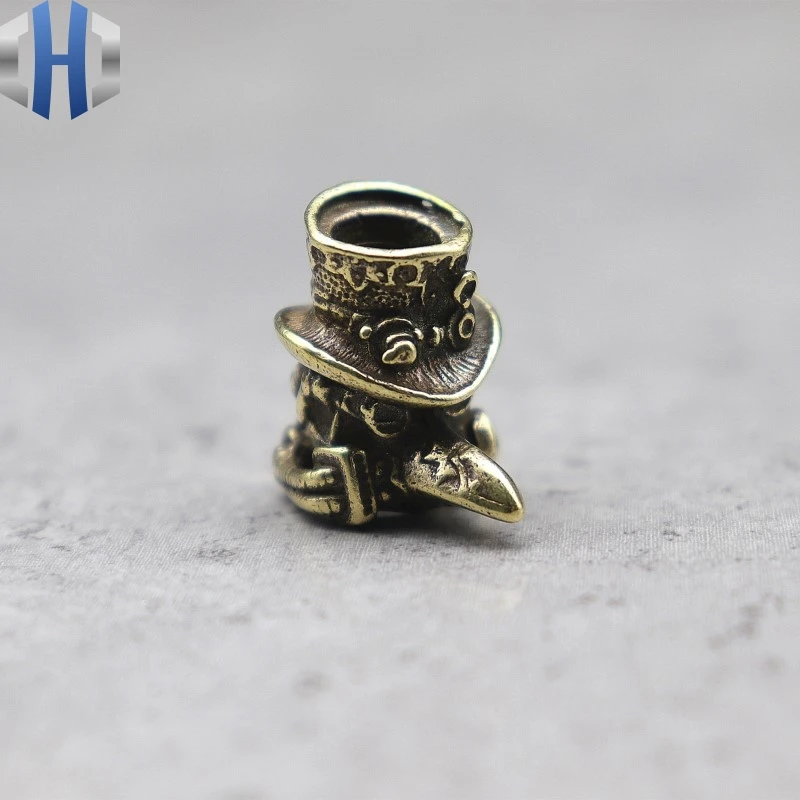 Медный нож кулон EDC инструмент вспышка подвеска зонтик доктор латунь издание