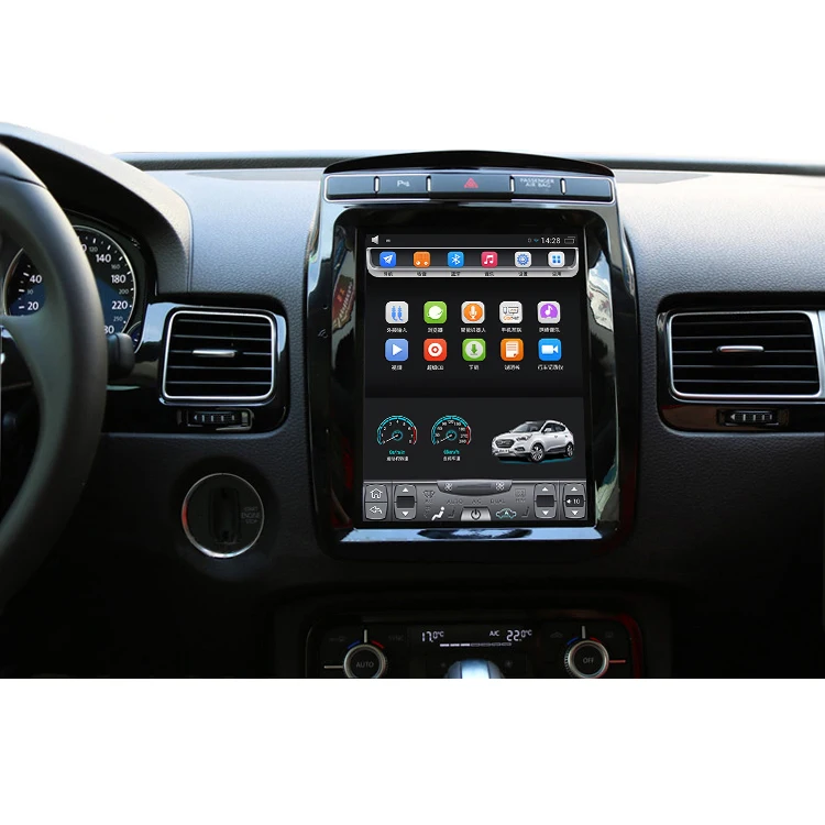 2011 2018 VW Toureg Touareg 10 4 дюйма Тесла вертикальный сенсорный экран Android автомобильный GPS