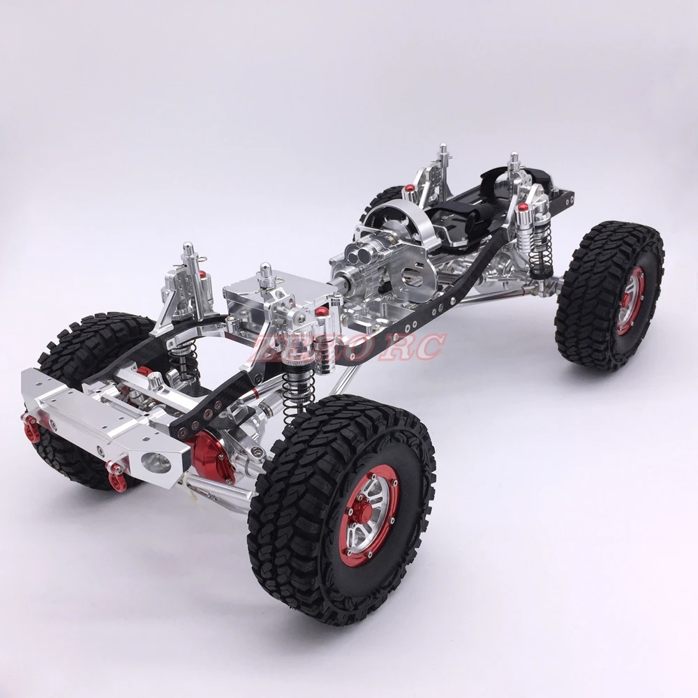 Cool Racing CNC 1/10 Rock Crawler алюминиевое осевое шасси SCX10 с карбоновой рамой колесная база