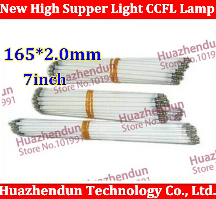 50pcs Supper light length 165MM*2.0MM 7inch LCD CCFL lamp backlight tube165 MM 7   Free shipping