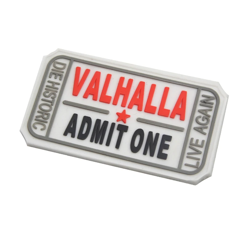 Вышитая нашивка из ПВХ VALHALLA advest патчи с нравственным черепом Mad Skull Max тактическая
