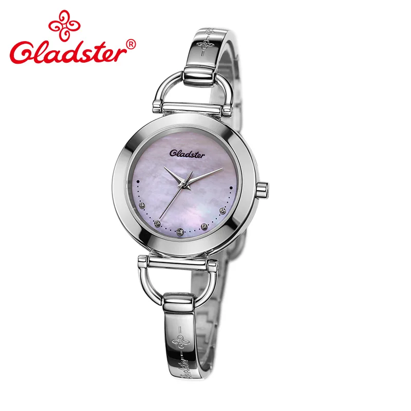 Женские кварцевые часы Gladster MIYOTA GL30 с циферблатом в виде раковины наручные