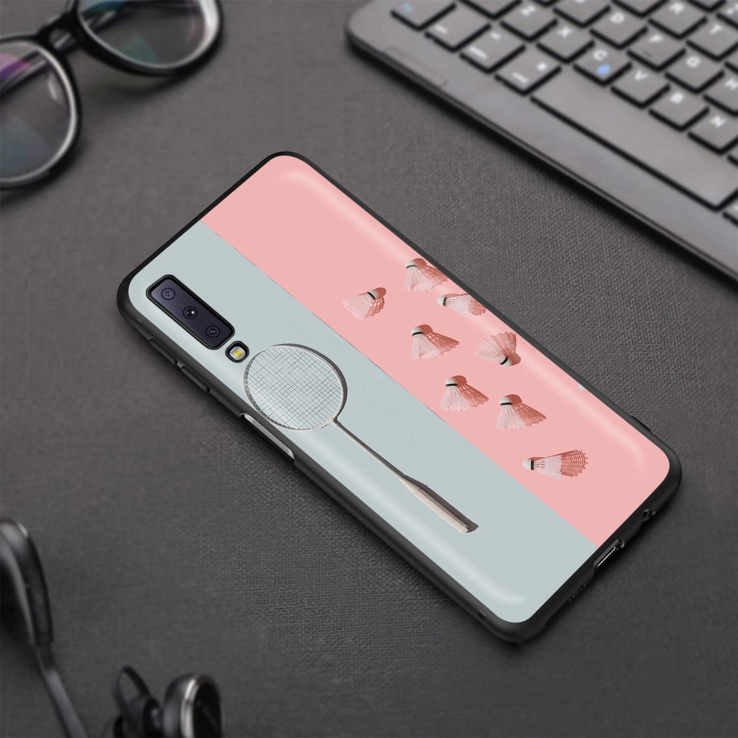 Спортивный чехол для бадминтона Samsung Galaxy J6 A9 A8 A7 A70 A6 A5 A50 A40 A30 A3 A10 A51 A71 A81 A91