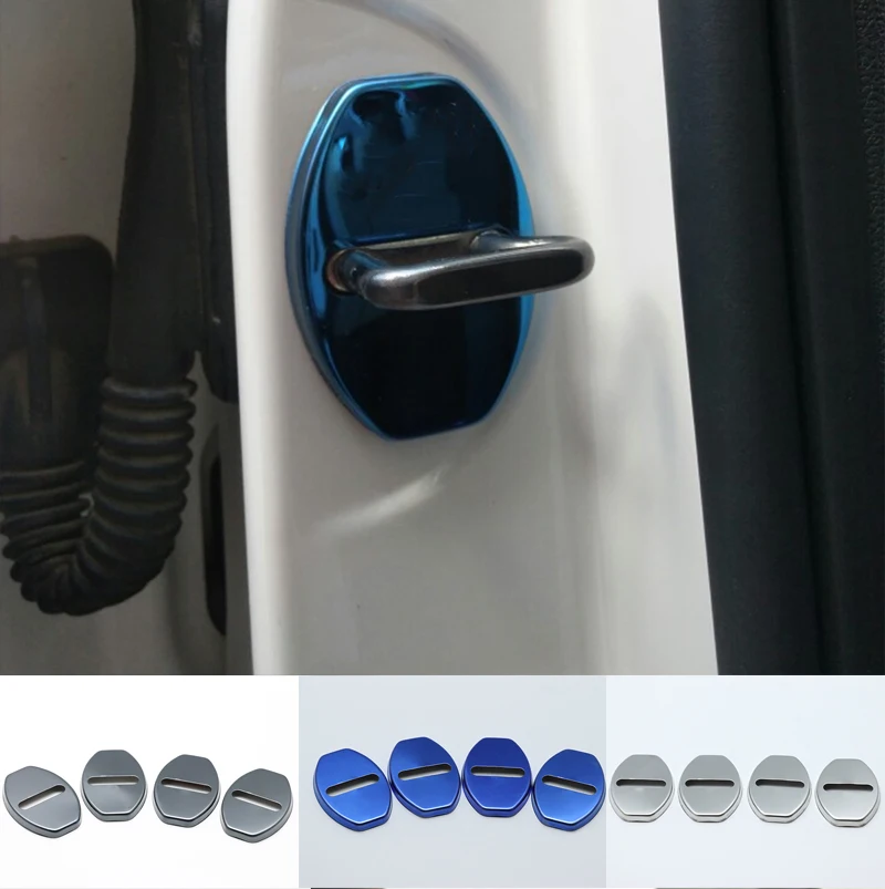 4 шт. антикоррозийный защитный чехол для замка двери автомобиля audi A1 e tron TFSI 2010 2019