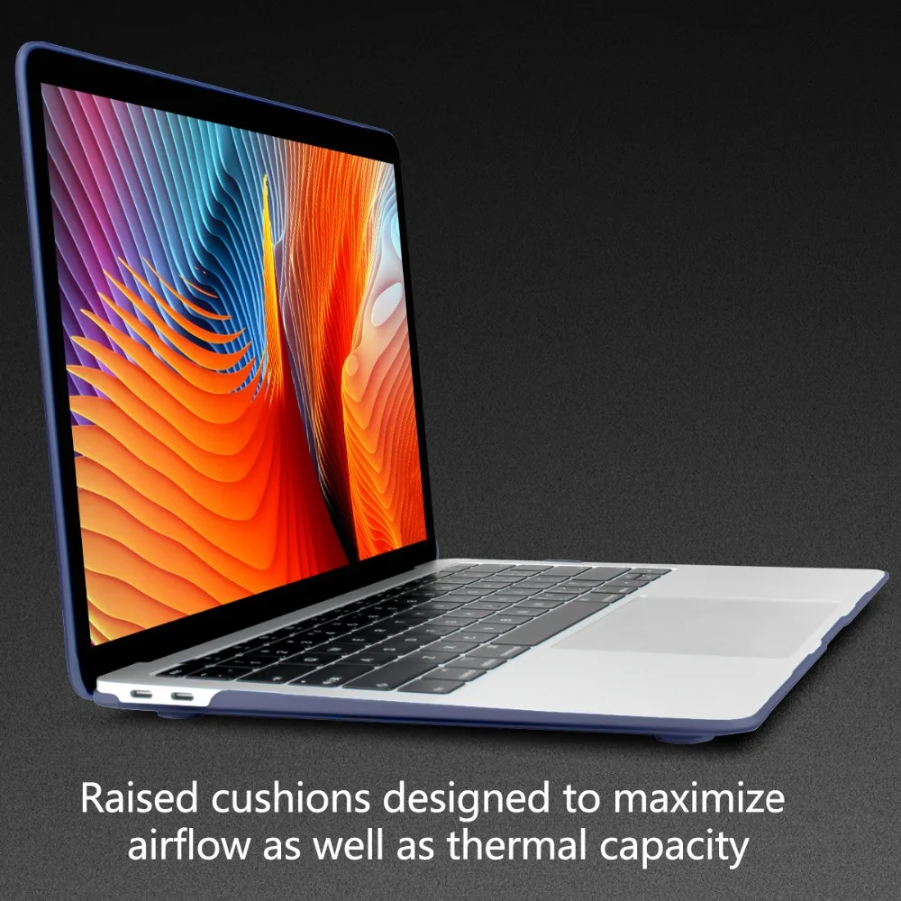 Матовый Кристальный пластиковый жесткий чехол для MacBook Pro Pro retina 13 15 дюймов A1706/A1707 Touch Bar New Air 13A1932