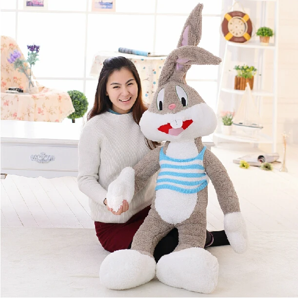 

Creative Hot Cartoon Selling Item Plush toys Bugs Bunny Stuffed Animal Kawaii Doll For Kids Soft Pillow Funny Toy Christmas Gift