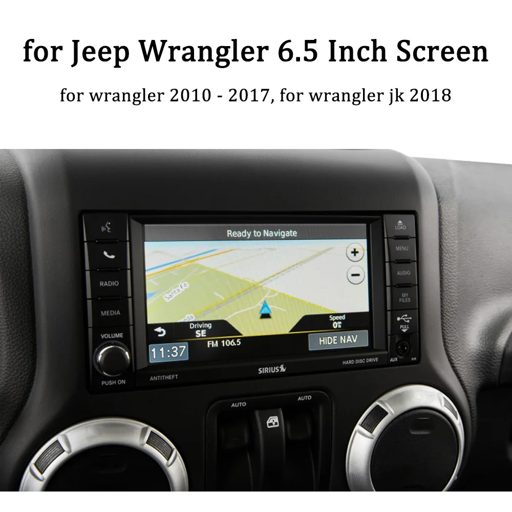 Стальная Защитная пленка для экрана Jeep Wrangler 2010 2017 JK 2018 автомобильный GPS навигатор