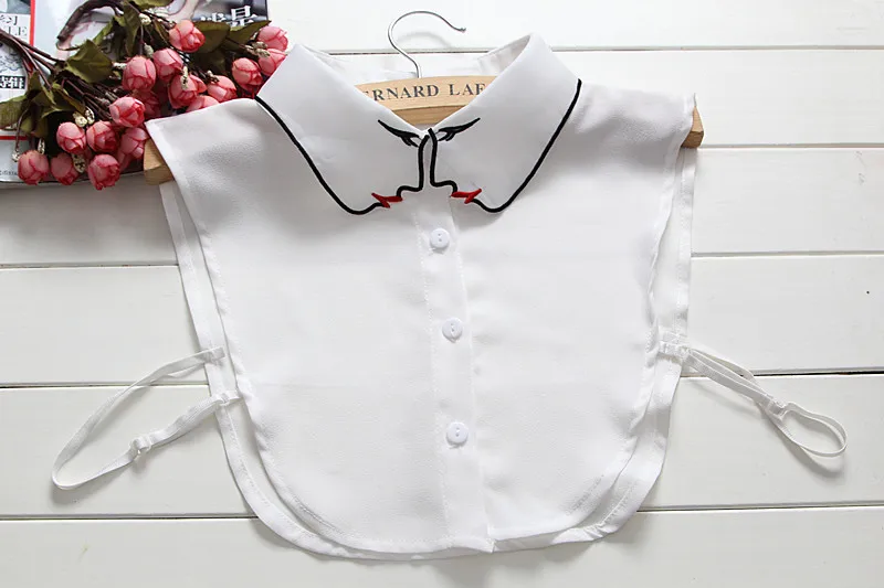 Новый Зимний дикий воротник Поддельный Воротник шифоновый женский съемный