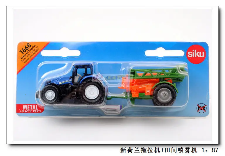 Siku 1668 New Holland трактор с опрыскиватель металлического сплава модель автомобиля