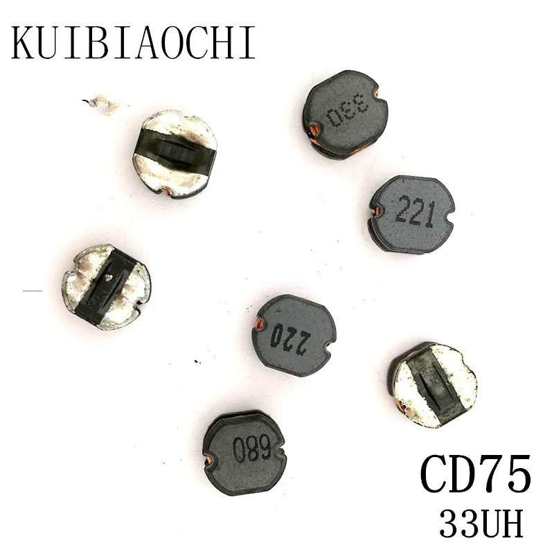 

20pcs/LOT SMD Power Inductor CD75 33UH 330 7.8*7.0*5.0mm Unshielded winding inductor