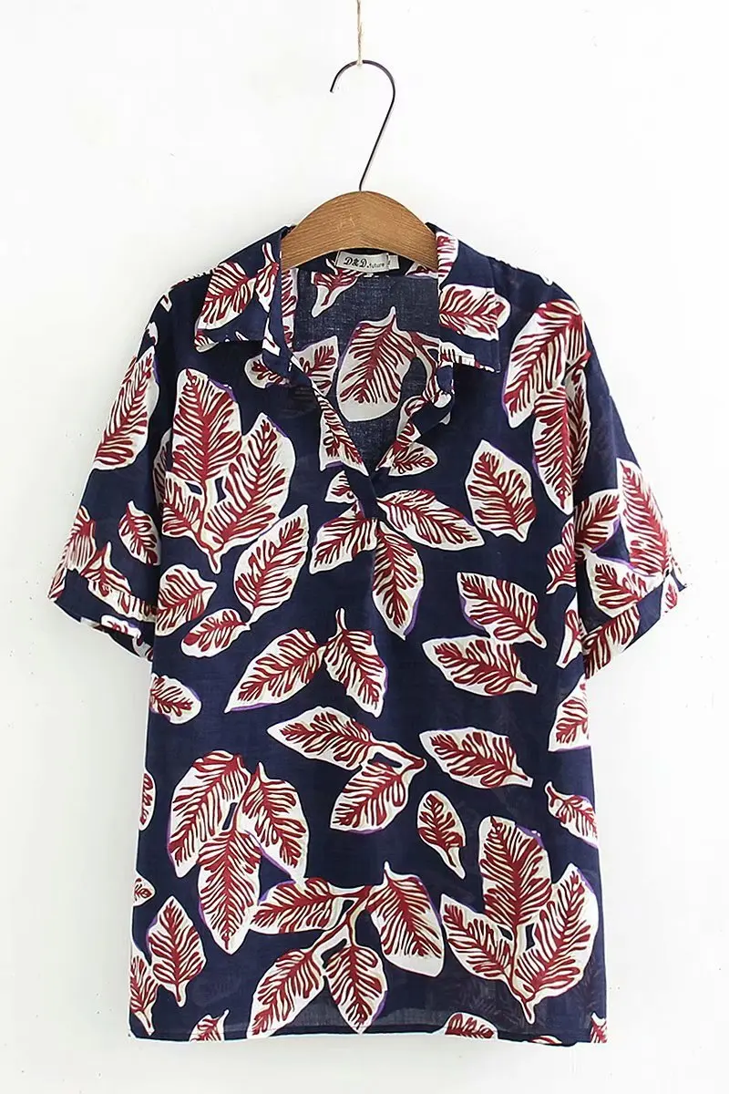 2019 размера плюс повседневные блузки летняя женская одежда модные свободные