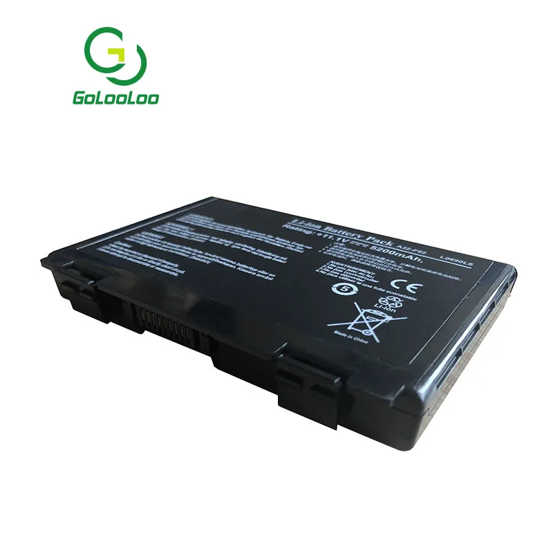 Golooloo Батарея для Asus K40 K42J K42 k50c K51 K60 K61 A32-f82 A32-F52 F52 A32 F82 k40in K50 K50iJ K51 k50AB k50ID k50iJ N82