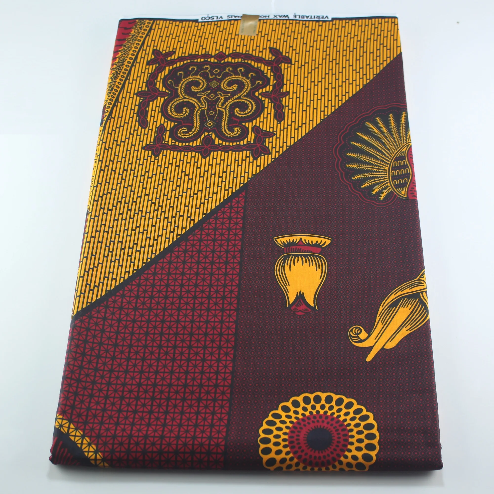 Настоящий воск гарантированный натуральный высокое качество 6 ярдов африканская