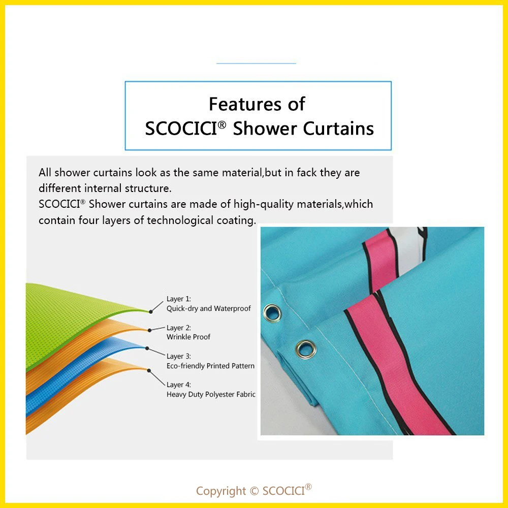 Занавеска для душа с животными акварелью милой пандой медведем азиатской дикой