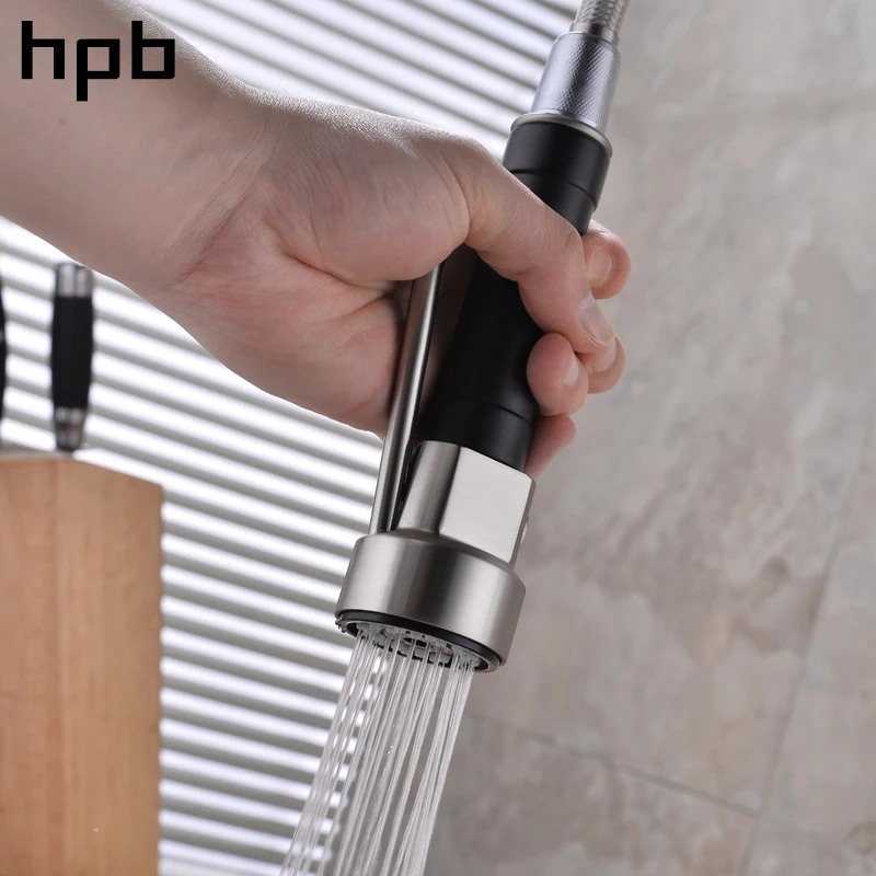 HPB кухонный кран с одной ручкой современный стиль предварительно промывающий