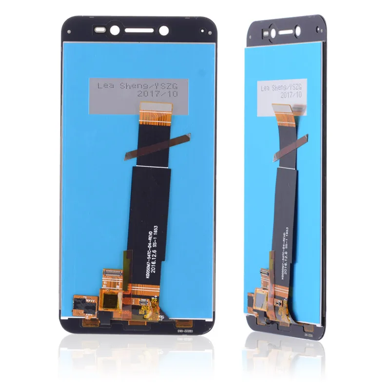 Дисплей для ASUS Zenfone Live ZB501KL LCD в сборе с тачскрином на рамке черный белый золотой