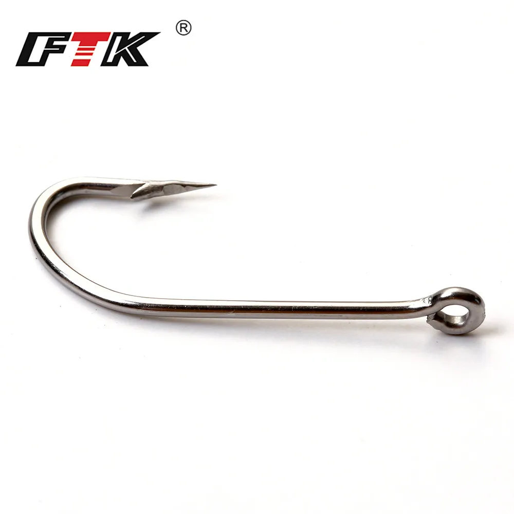 Крючки из нержавеющей стали FTK 401SS OShauchness 6/0 # 1/0 с 25 шт. 1 8 50 для крючков ловли карпа