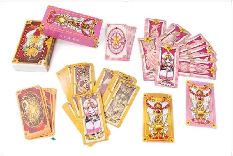 Аниме Cardcaptor Sakura Косплей Реквизит Клоу карты Таро Cartomancy