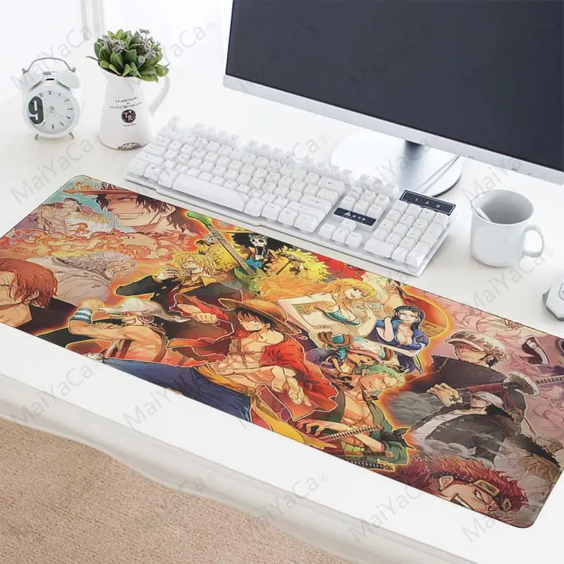 Lock Edge 30x70cm MaiYaCa 700*300 мм один кусок игровой коврик для мыши большой мультфильм аниме резина для CSGO DOTA2 геймер Коврик для мыши Клавиатура коврик Настольный коврик - Цвет: Lock Edge 30x70cm