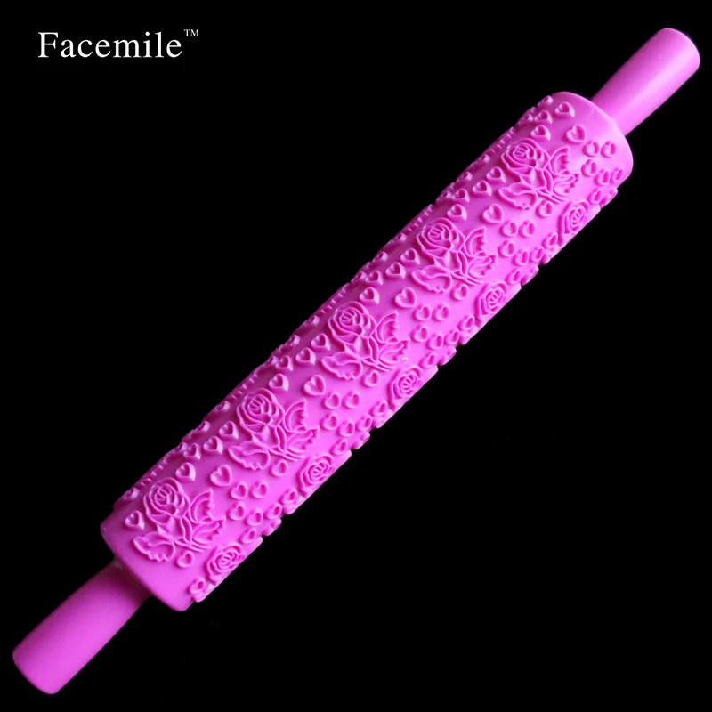 Пастический антипригарный кухонный штифт для выбивания тортов роликовый