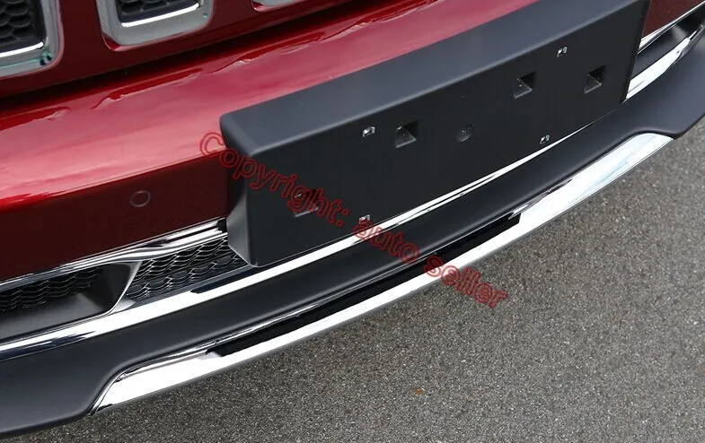 Для Jeep Cherokee Limited 2014 2017 ABS Хромированная накладка переднего бампера|trim cover|front bumper