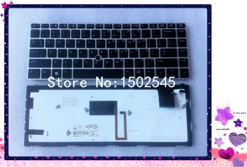 Бесплатная доставка оригинальный ноутбук клавиатура для hp EliteBook 9470 м 9480 US с