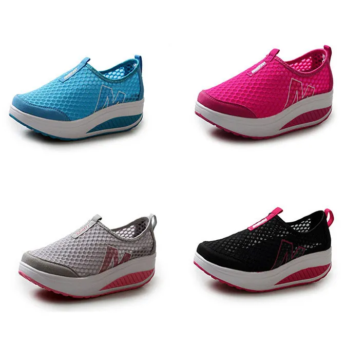 Летние Платформы Женская Обувь Новый Причинно Спорт Мода Квартиры Вес Качели