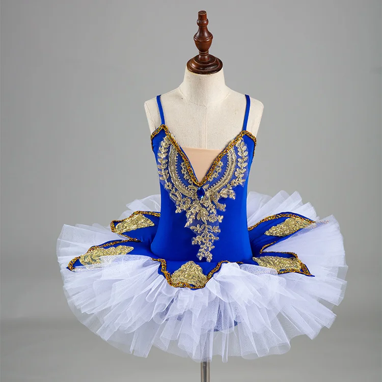 

New Children Ballet Dance Costume Kids Swan Lake Ballet Princess Dress Pancake Tutu Leotard Ballet Clothing For Girls
