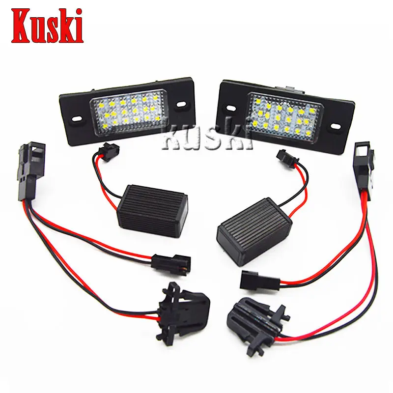 2X светодиодный номерной знак светильник 12V SMD СВЕТОДИОДНЫЙ Canbus лампы для
