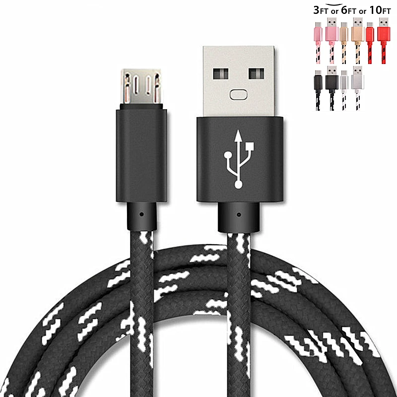 Оригинальный 3 м длинный Micro usb кабель для передачи данных Samsung Galaxy M10 J3 J5 J7 J8 J6 J4 Plus A6