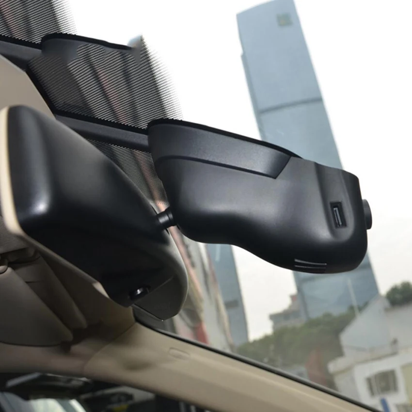 Видеорегистратор YESSUM WiFi для автомобиля Volkswagen VW Touareg 7p 1080P HD G-сенсор WDR циклическая