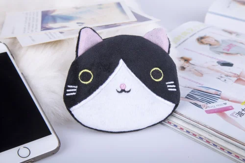 2 Kawaii 11 см желтый кот плюшевая Монета Сумка, маленький подарок Кот Кошелек для монет, Сумочка чехол; Кошелек для монет кошелек - Цвет: 2