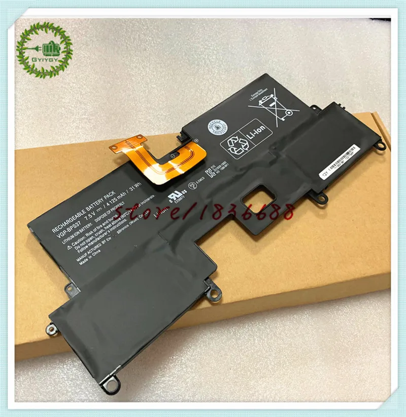 Аккумулятор GYIYGY 7 5 В 4125 мА · ч 31WH BPS37 для Sony VAIO Pro 11 дюймов SVP11 SVP1121 SVP11227SCB|battery for sony