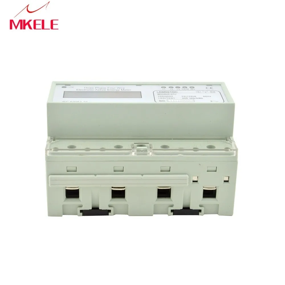 Высокое качество Modbus RTU Din Rail MK LEM021GC портативный цифровой LCD трехфазный счетчик