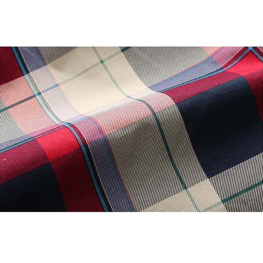 AFS JEEP Новая повседневная клетчатая рубашка для мужчин новая брендовая мужская