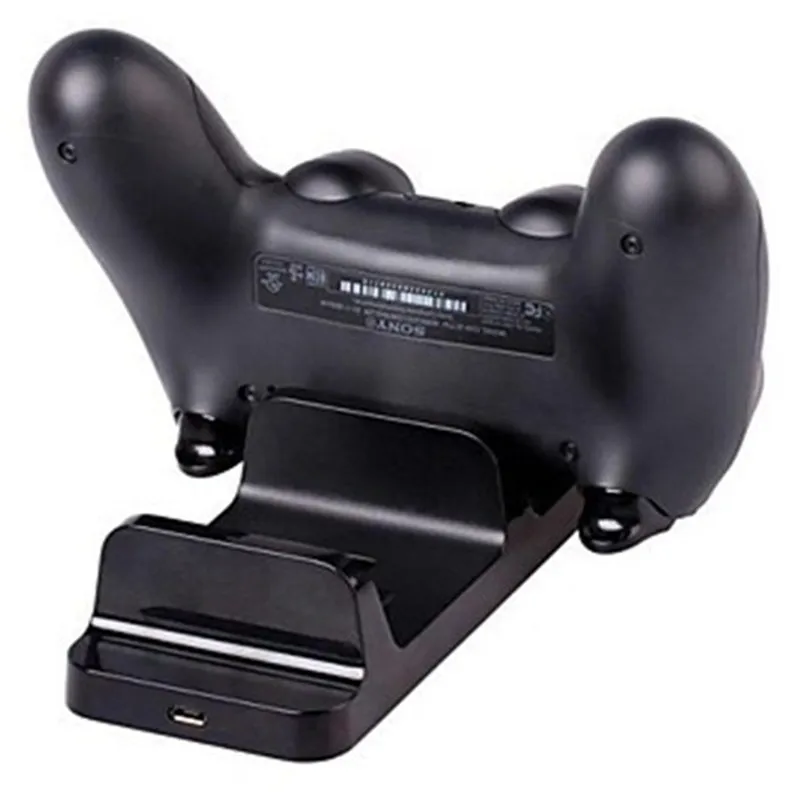 Двойной usb зарядное устройство док-станция Подставка для Playstation 4 для PS4 игр