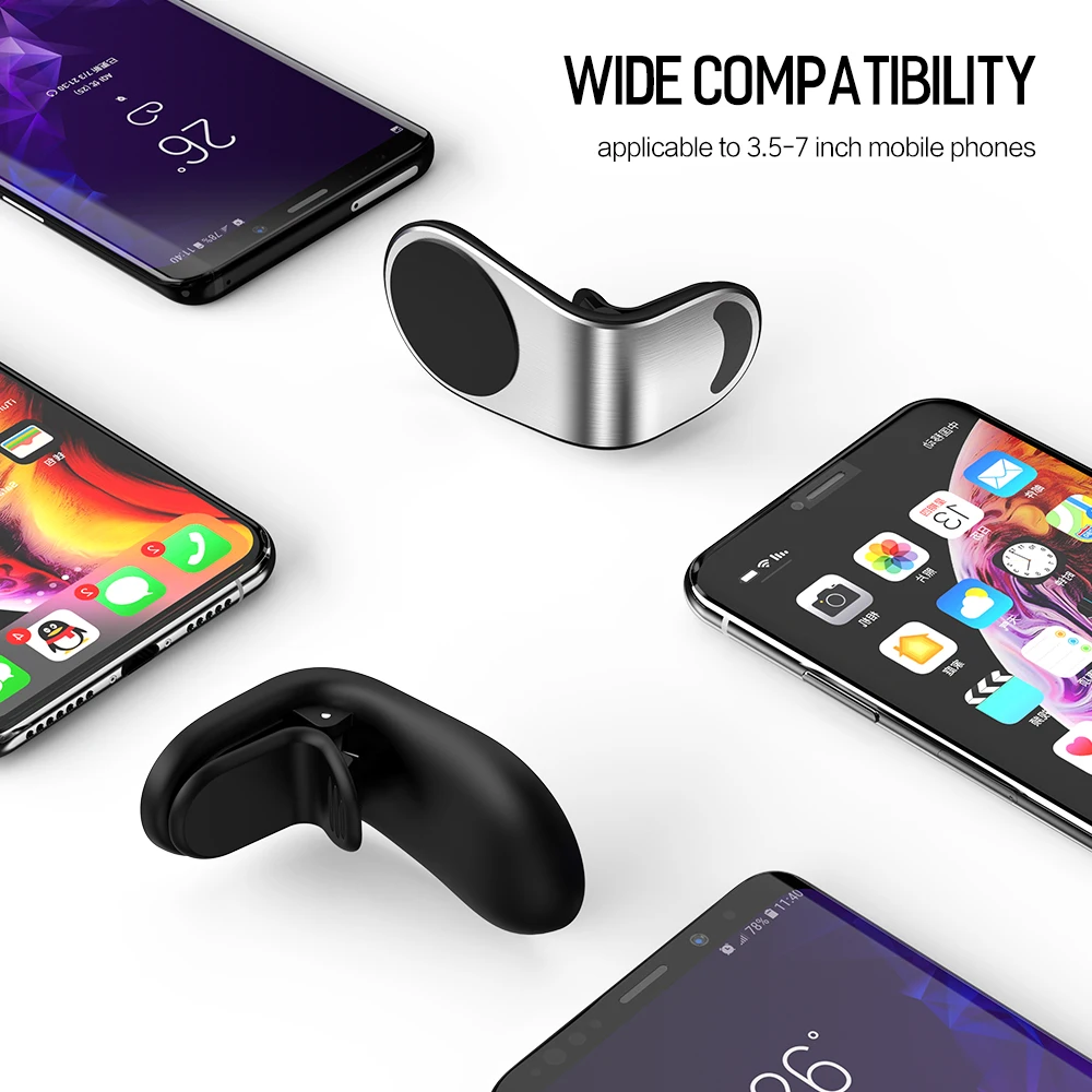 Магнитный держатель для телефона ROCK iPhone Samsung Xiaomi на вентиляционное отверстие