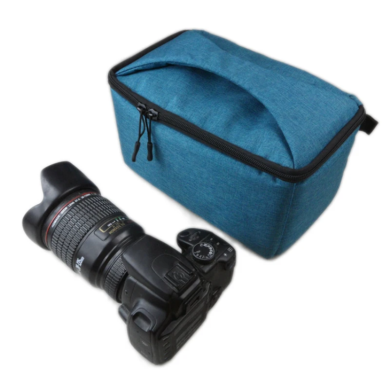 Холщовая Сумка для фотографии водонепроницаемая ударопрочная сумка на молнии с