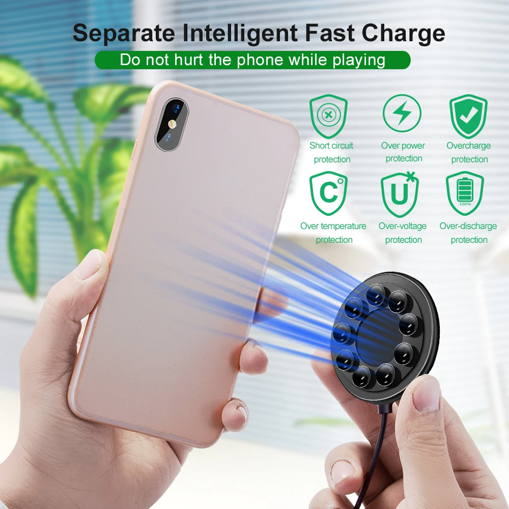 Олаф паук присоска Беспроводное зарядное устройство для iPhone XR XS Max портативная быстрая Беспроводная зарядка для samsung Note 9 8 S9+ S8 в автомобиле