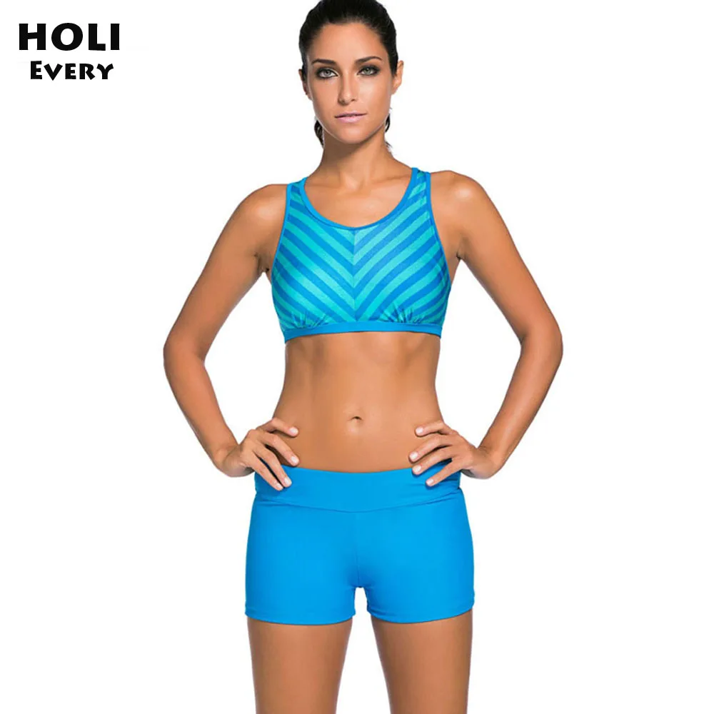 Женская одежда для плавания бикини и шорты из двух предметов женский купальный