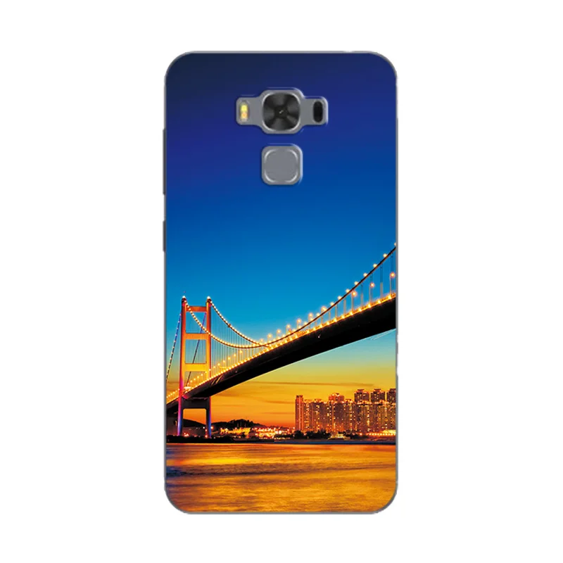 Мягкий чехол для телефона из ТПУ ASUS Zenfone 3 Max ZC553KL с красочным рисунком новый Чехол