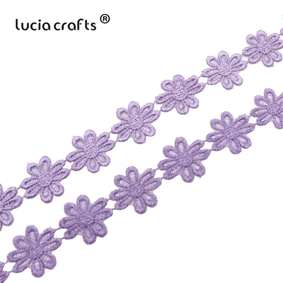 Lucia crafts 2,5 см ручной работы лоскутный материал с кружевной лентой пошив одежды «сделай сам» кружевная отделка головные уборы аксессуары 2 ярдов N0408