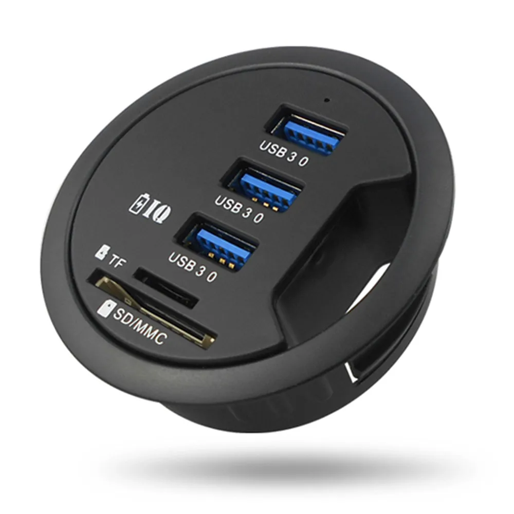 Крепление в настольном 3-портовом адаптере USB 3 0 с картридером для SD-карт