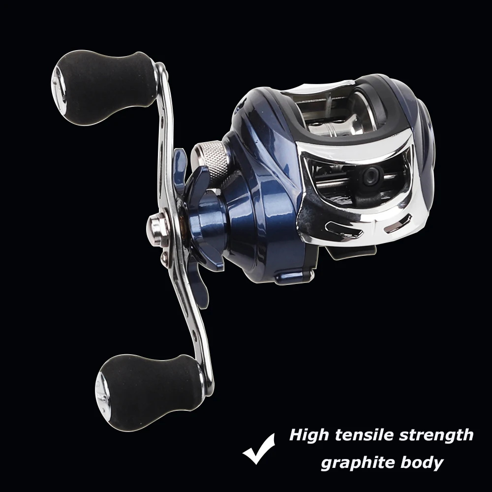 Рыболовная катушка Baitcasting Reel 13 + 1 шариковый подшипник высокая скорость 7 2: Max Drag 5