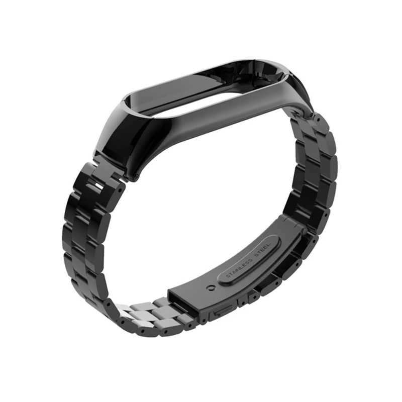 Браслет mi band 3 из нержавеющей стали сменные ремешки для часов xiaomi mi band 3 металлический ремешок для часов умный Браслет