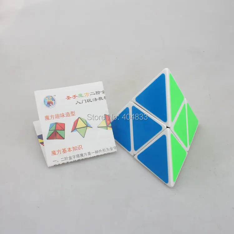 Shengshou 2x2 JinZiTa черный/белый Pyramorphix 2x2 куб Cubo Magico развивающая игрушка идея подарка