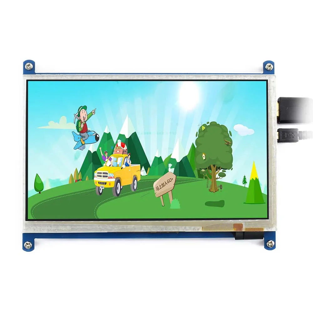 7-дюймовый HDMI LCD (B) 800*480 емкостный сенсорный экран интерфейс для Raspberry Pi поддержка