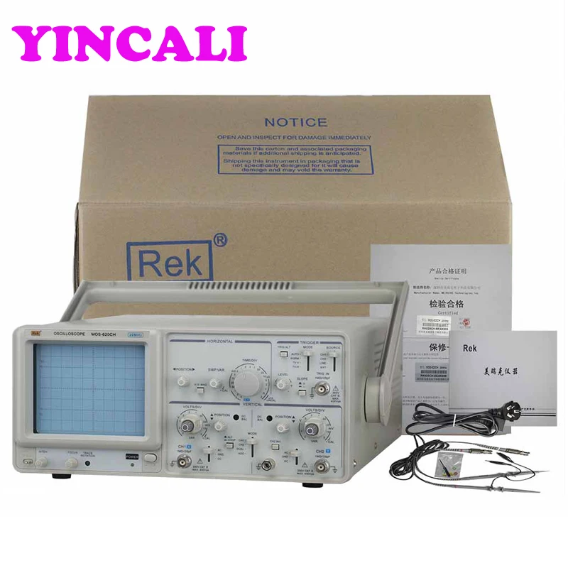 Высокая стабильность аналоговый осциллограф MOS-620CH двойной Максимальная